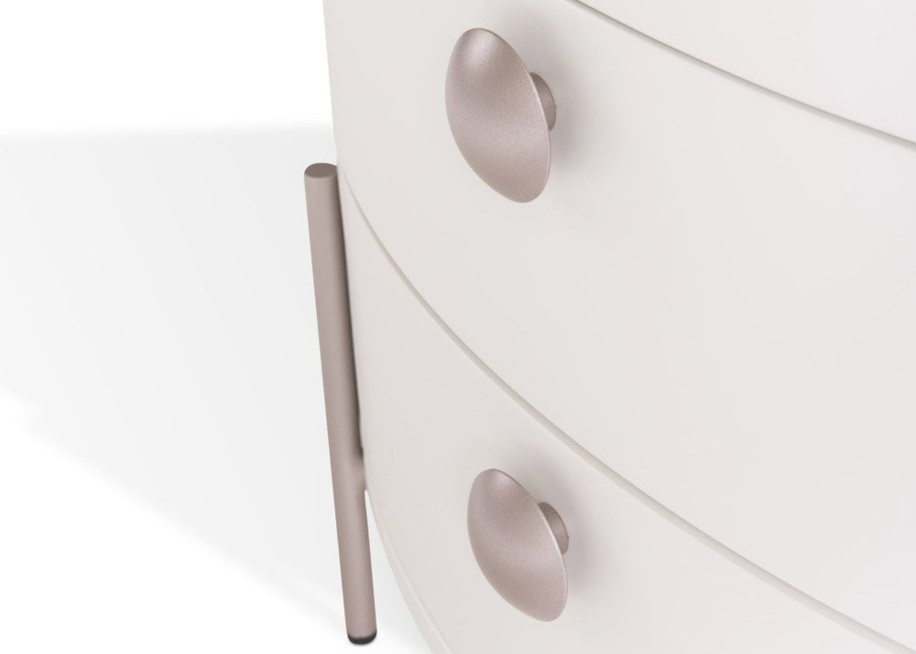Mesa de Cabeceira Oval Leka