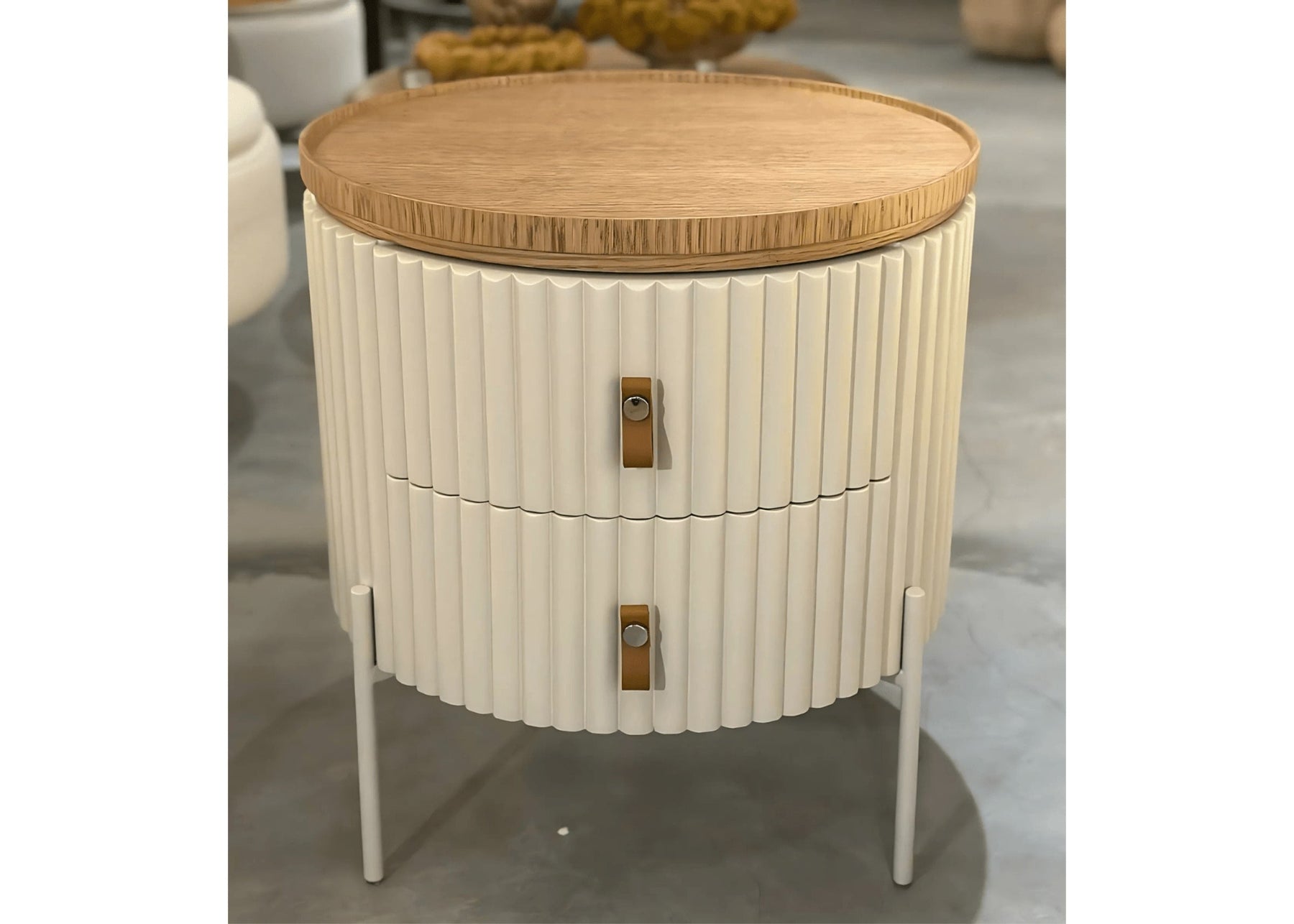 Mesa de Cabeceira Ripada Amend