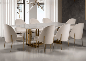 Conjunto de Jantar Mesa Conde e 8 Cadeiras Córdova