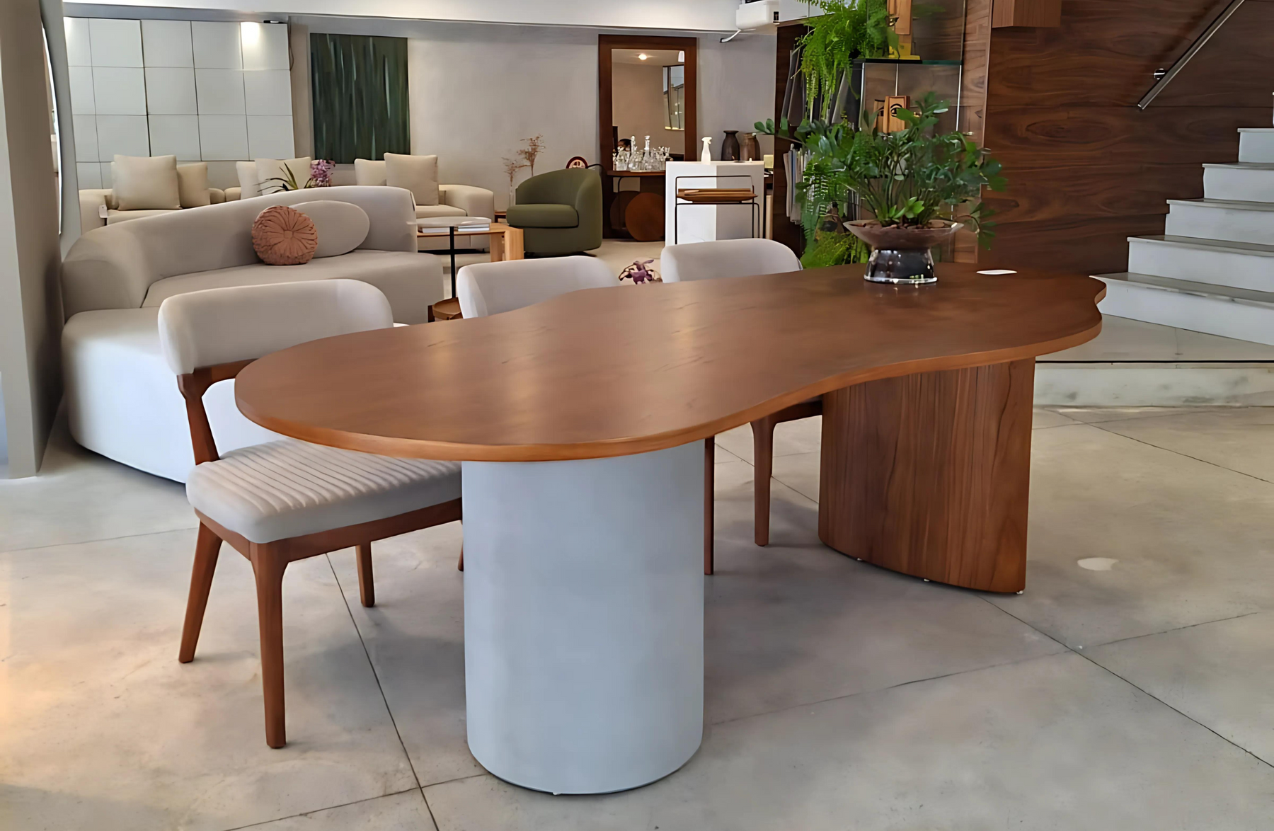 Mesa de Jantar Orgânica Wave