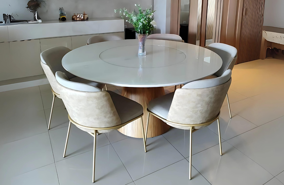 Mesa de Jantar Camila Com Tampo Giratório
