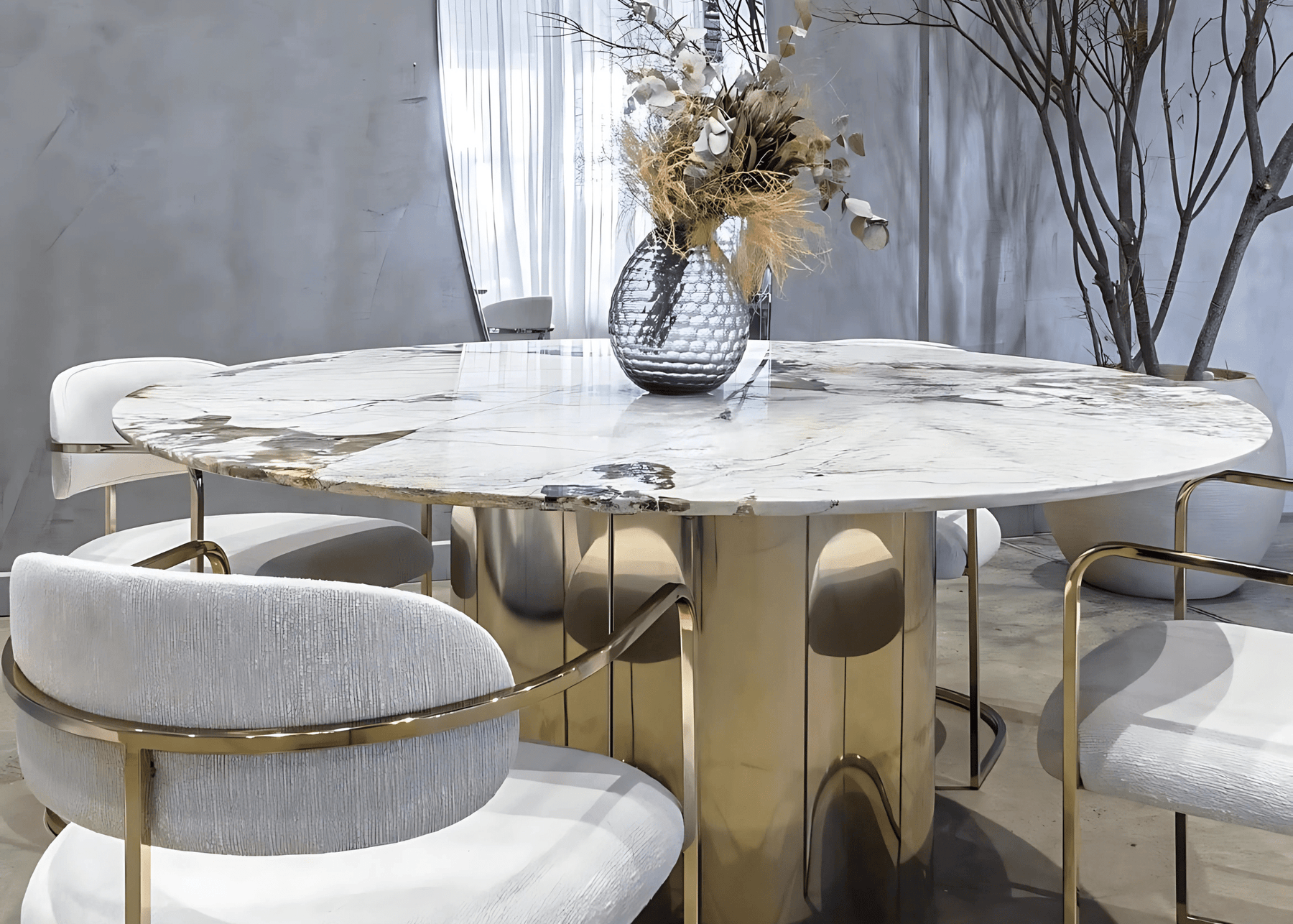 Mesa de Jantar Redonda Imperadora