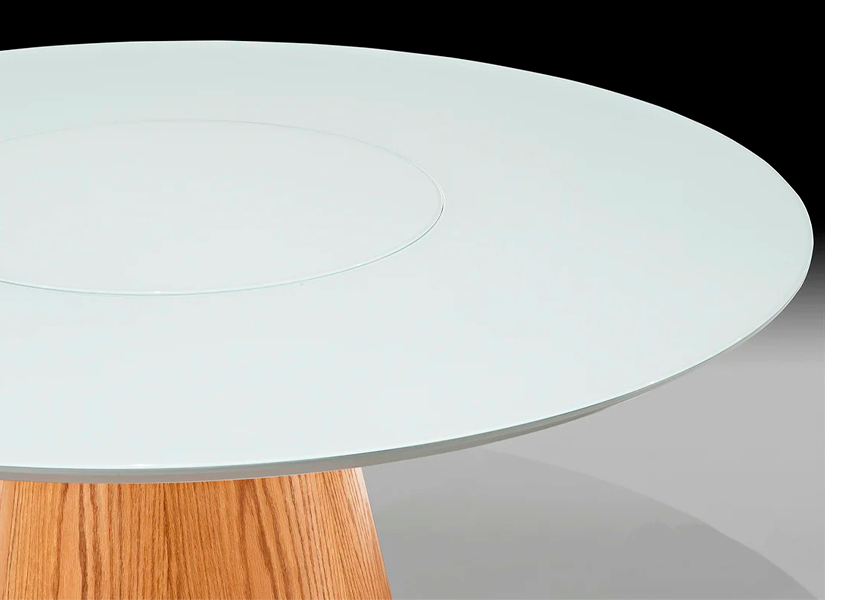 Mesa De Jantar Vera Com Tampo Giratório
