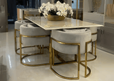 Conjunto de Jantar Mesa Eldorado e 06 Poltronas Eldorado