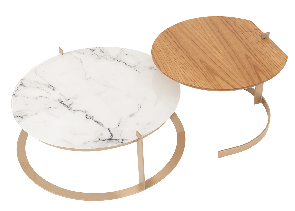 Conjunto Mesa De Centro Abel e Melt