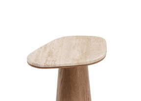 Mesa Lateral Orgânica Clara