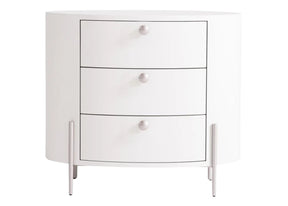 Mesa de Cabeceira Oval Leka