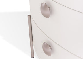 Mesa de Cabeceira Oval Leka