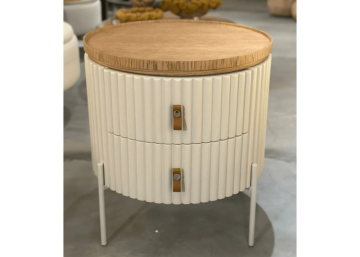 Mesa de Cabeceira Ripada Amend