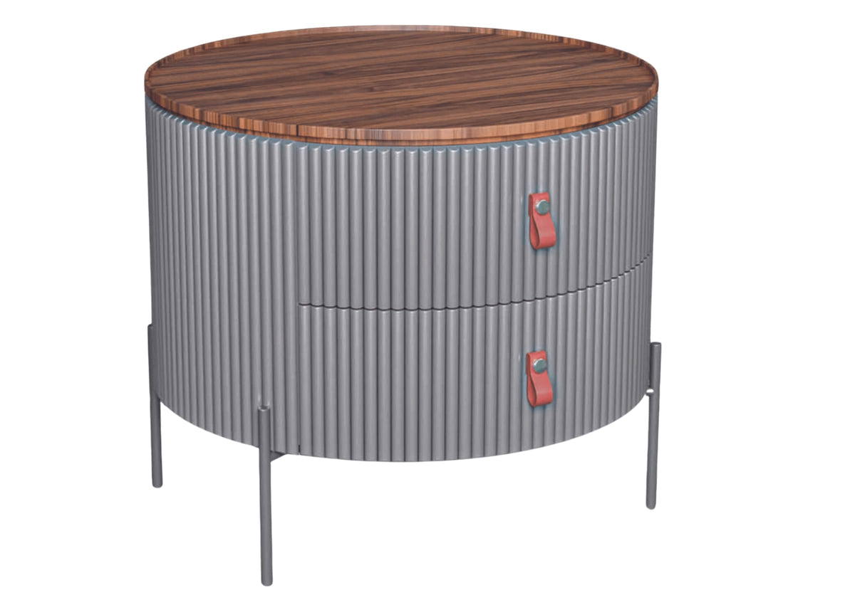 Mesa de Cabeceira Ripada Amend