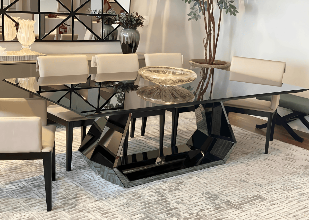 Mesa de Jantar Espelhada Elara