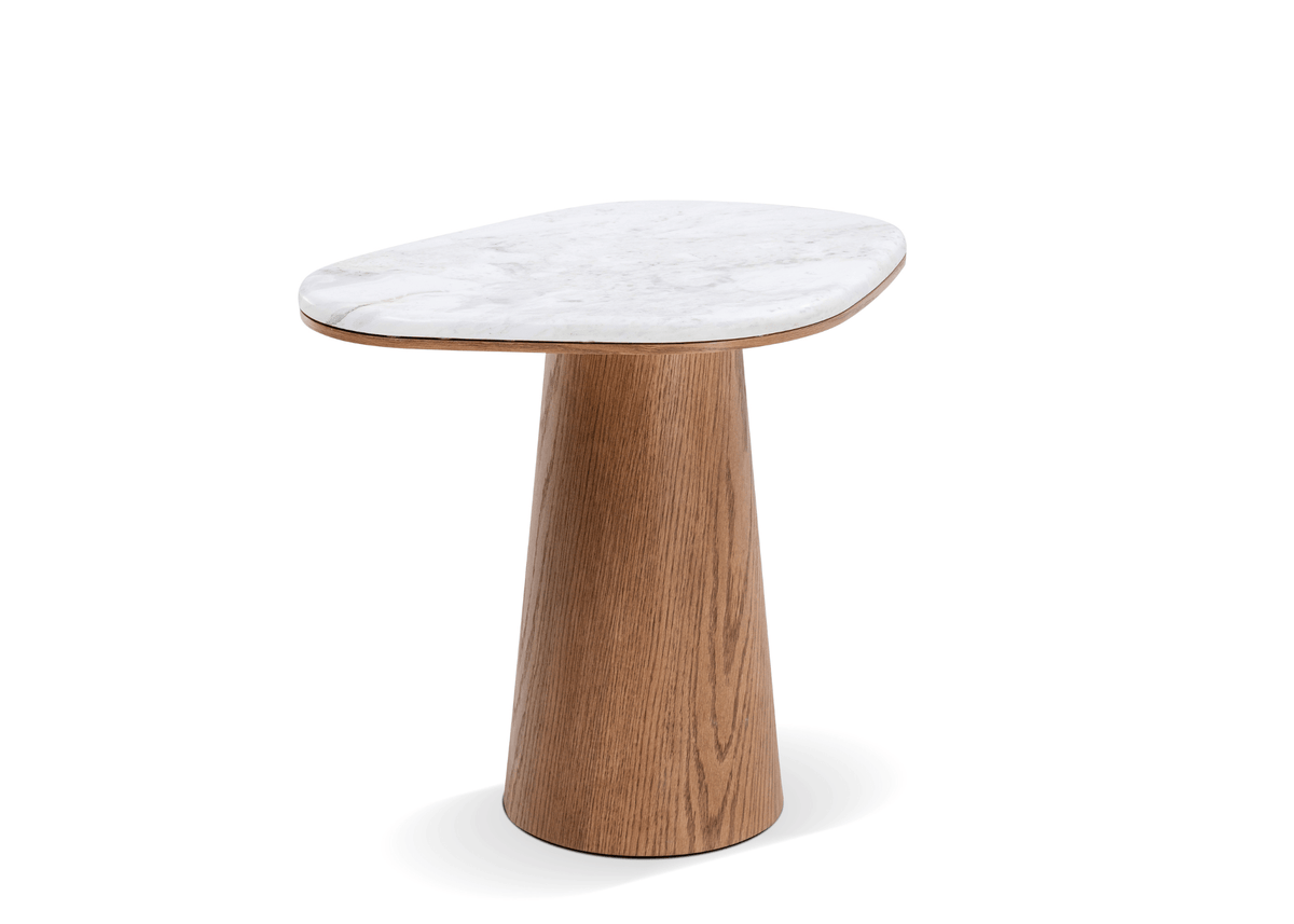 Mesa Lateral Orgânica Clara